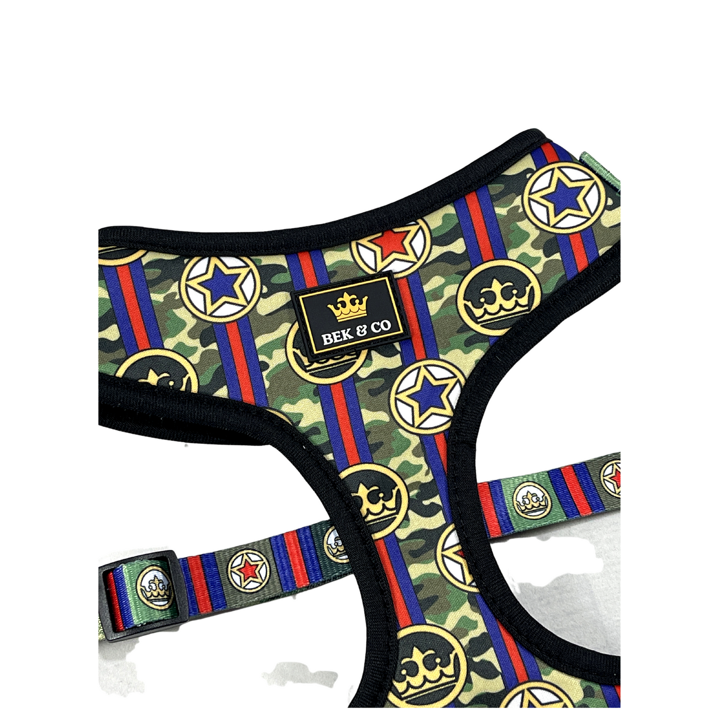 Camo Adjustable Dog Harness