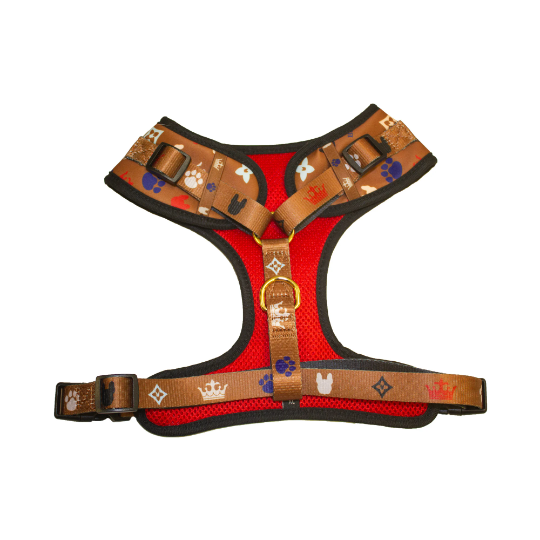 Extra Large Adjustable Harness in Brown Monogram