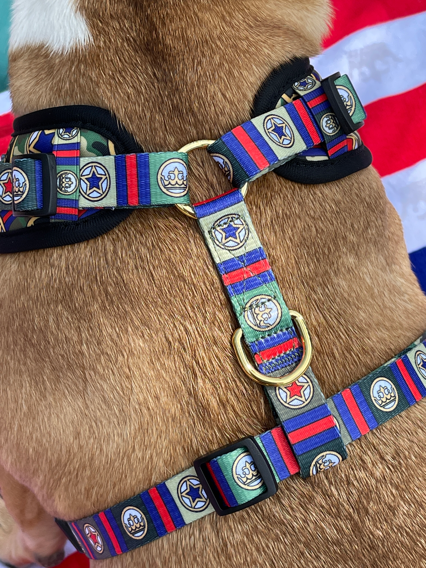 Camo Adjustable Dog Harness