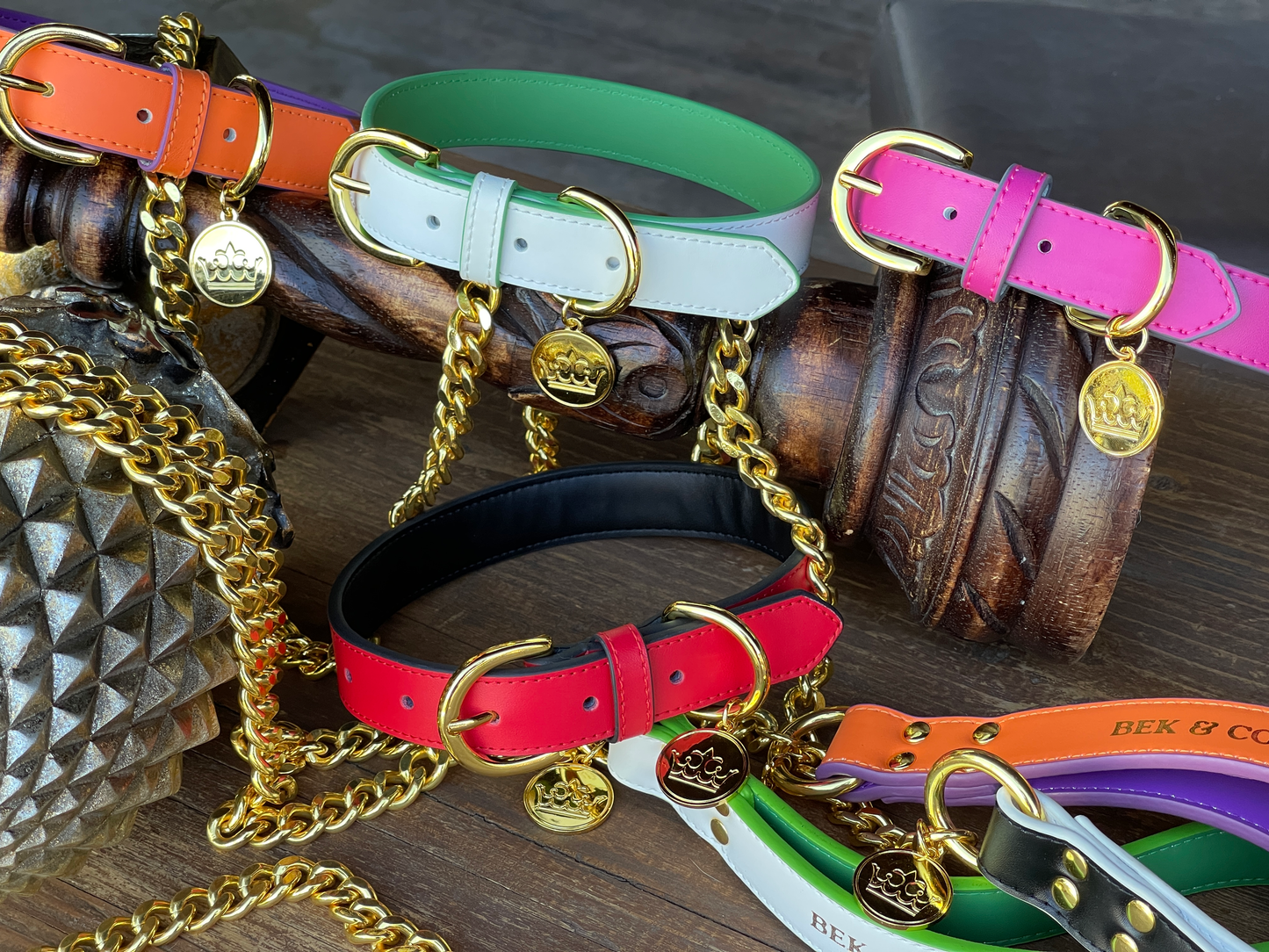 Regal Orange Dog Collar