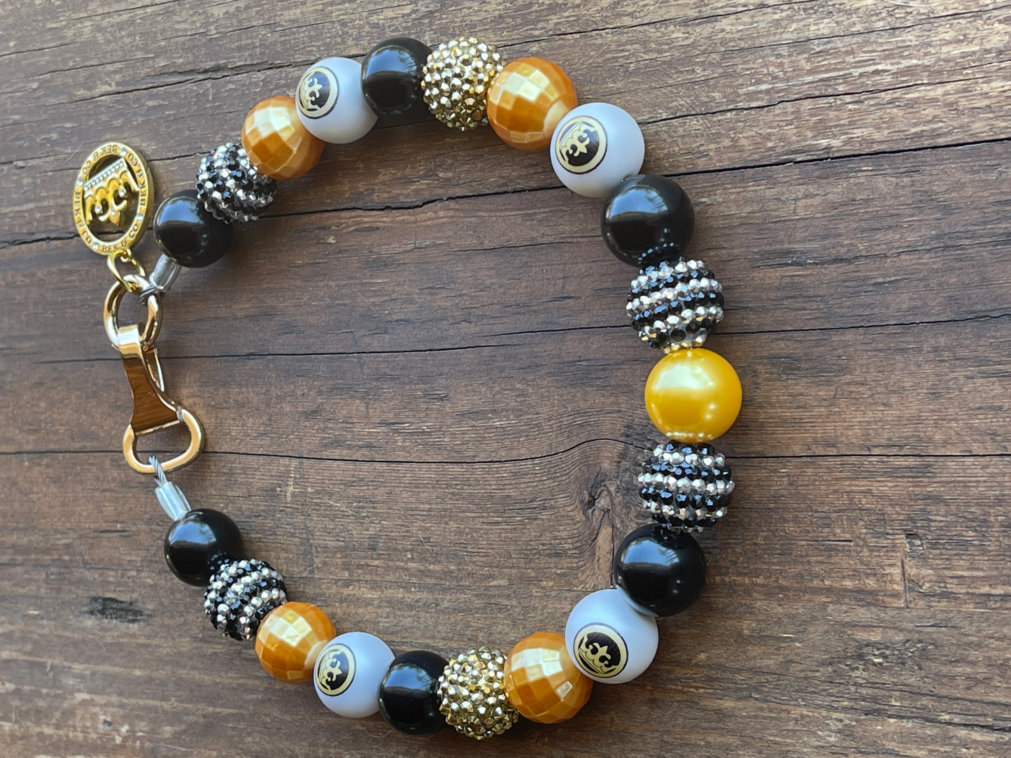 Gold and Black Baubles