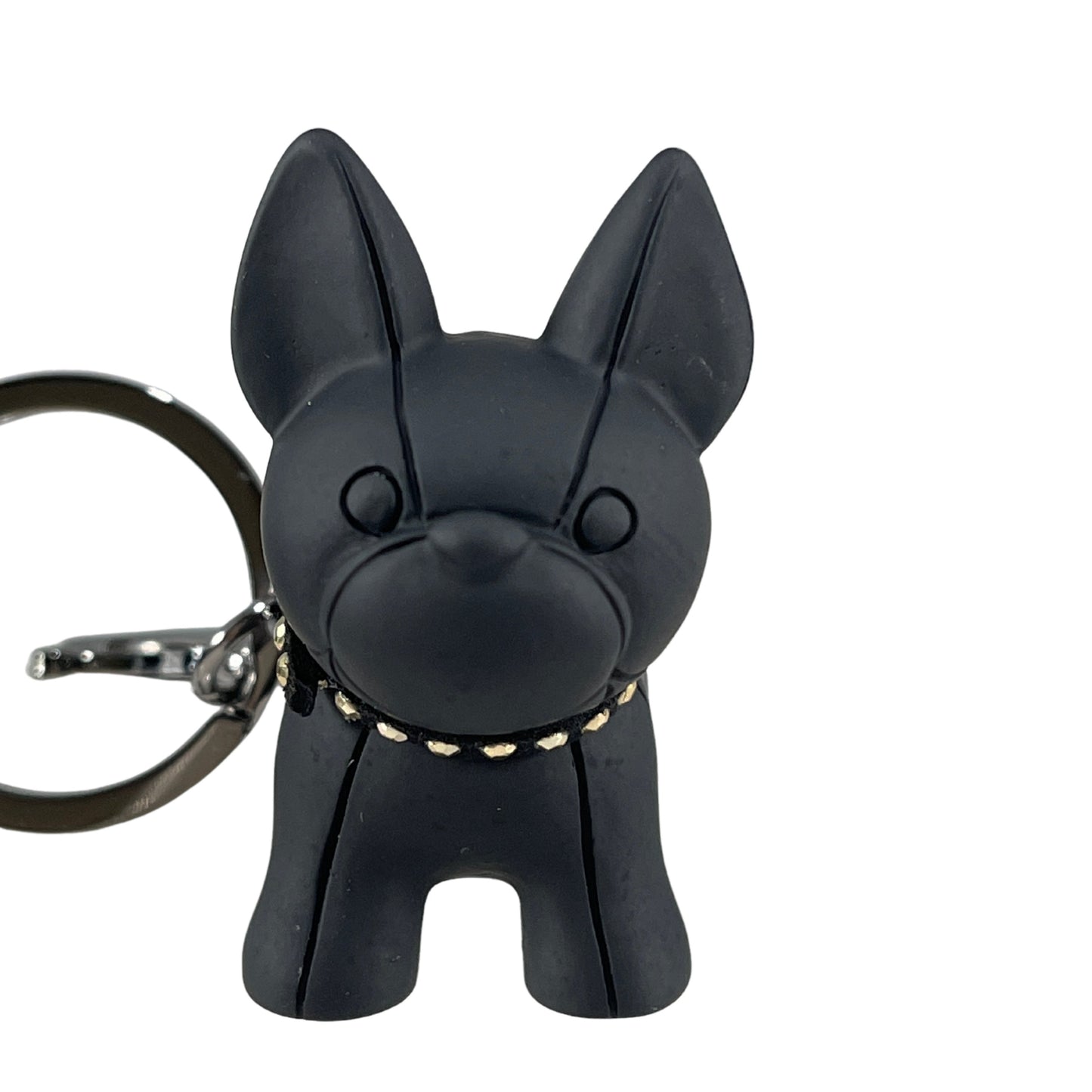 Black French Bulldog Keychain