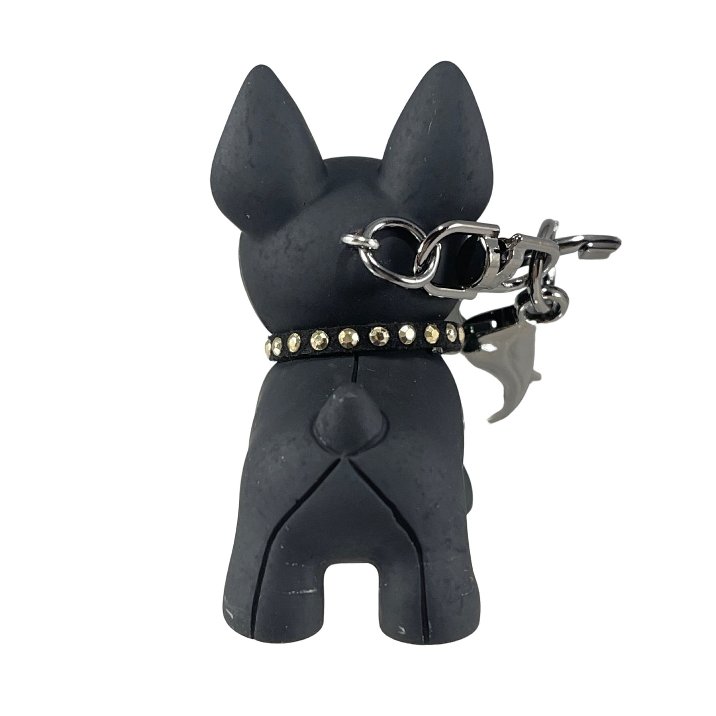 Black French Bulldog Keychain