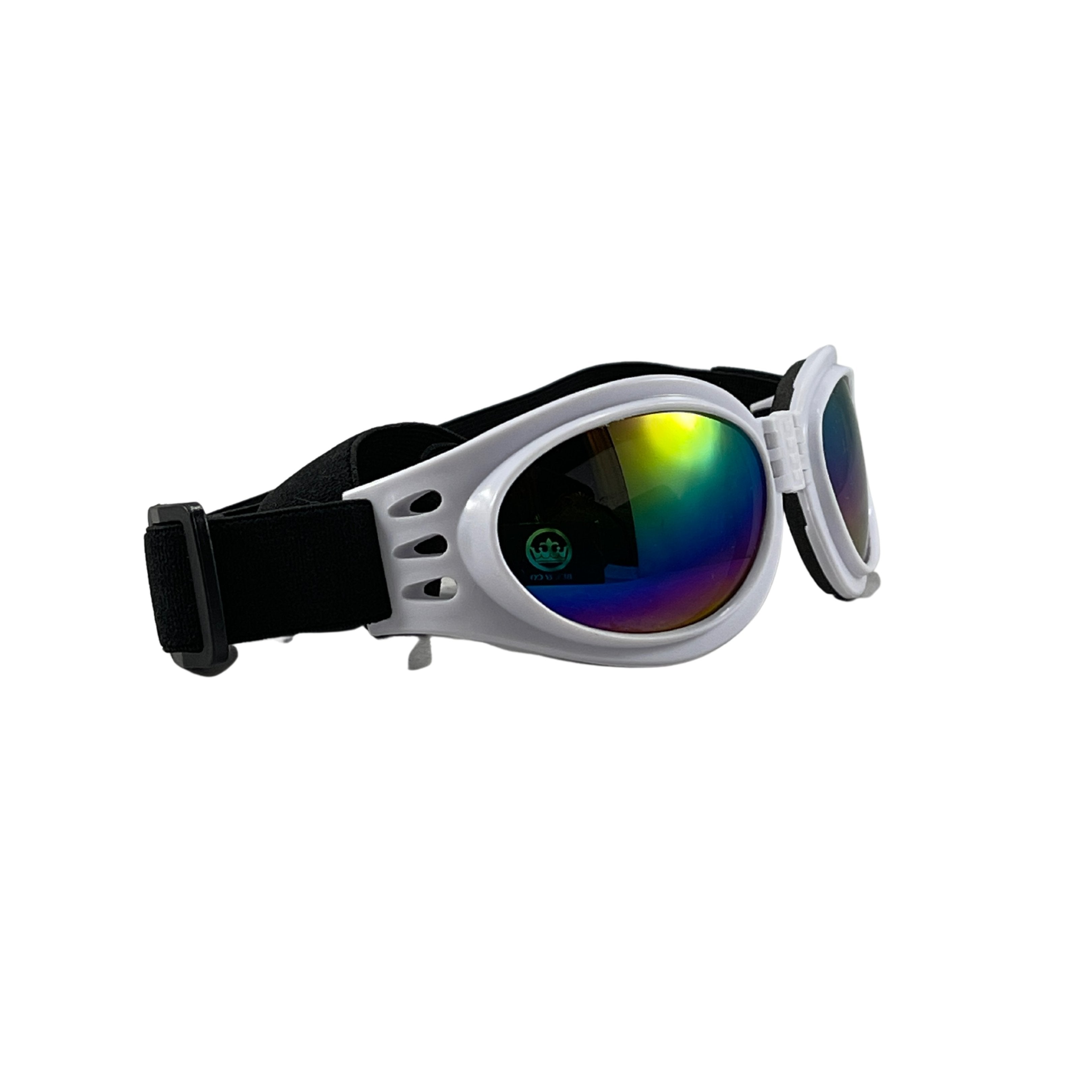 biggles goggles White Doggles | Comfortable and Secure Elastic Bands