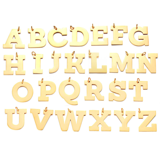 Initial Bling Charm by Bek & Co