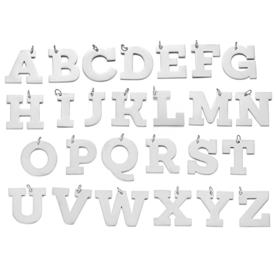 Initial Bling Charm by Bek & Co