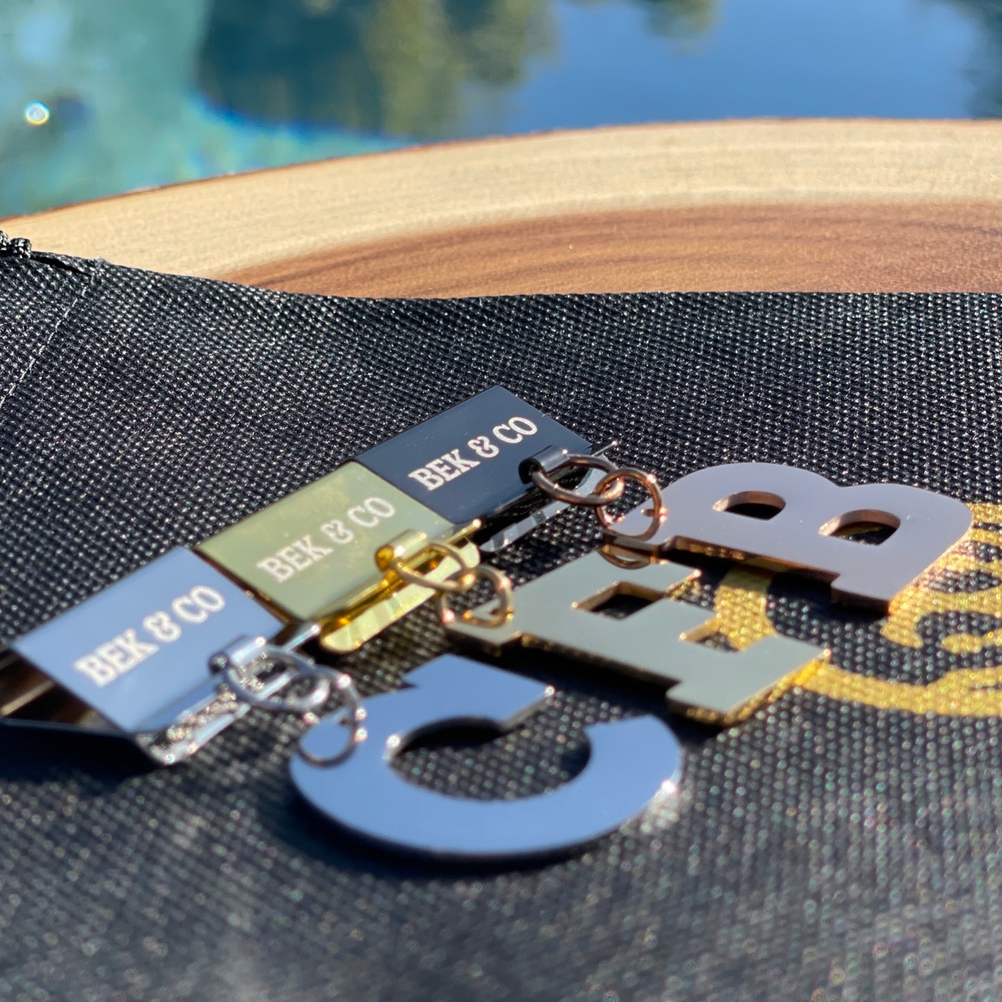 Initial Bling Charm by Bek & Co