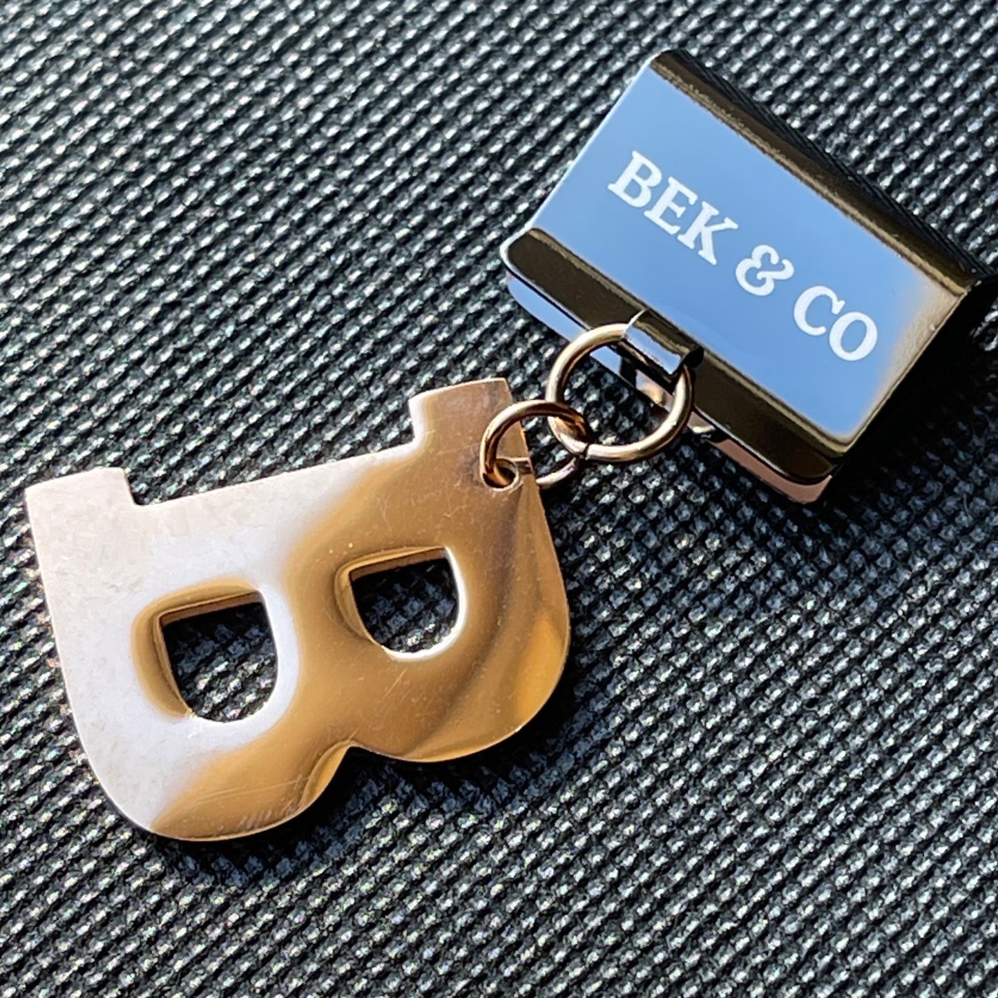 Initial Bling Charm by Bek & Co