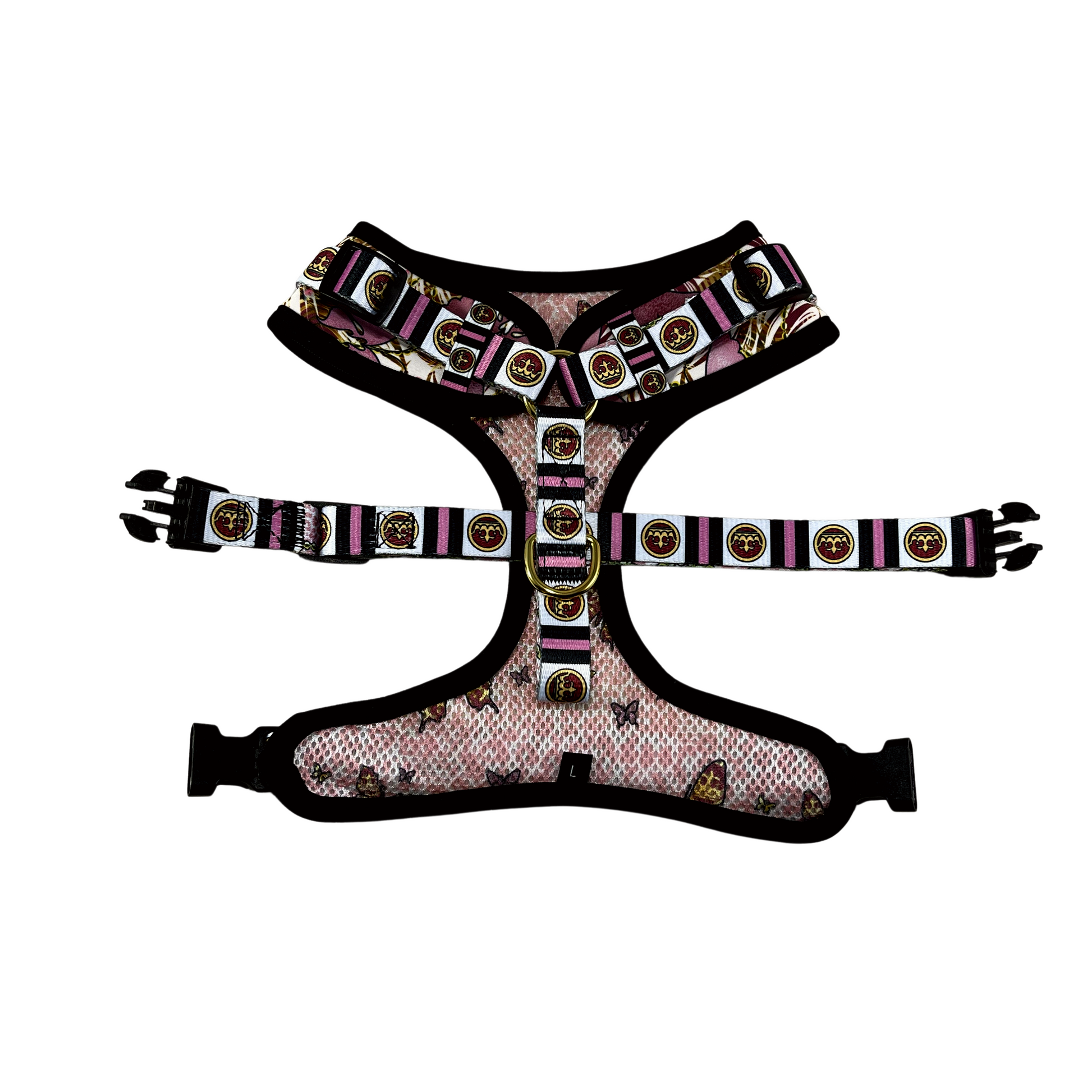 Butterfly Diva Adjustable French Bulldog Harness Bek & Co Butterfly Diva Adjustable French Bulldog Harness Bek & Co