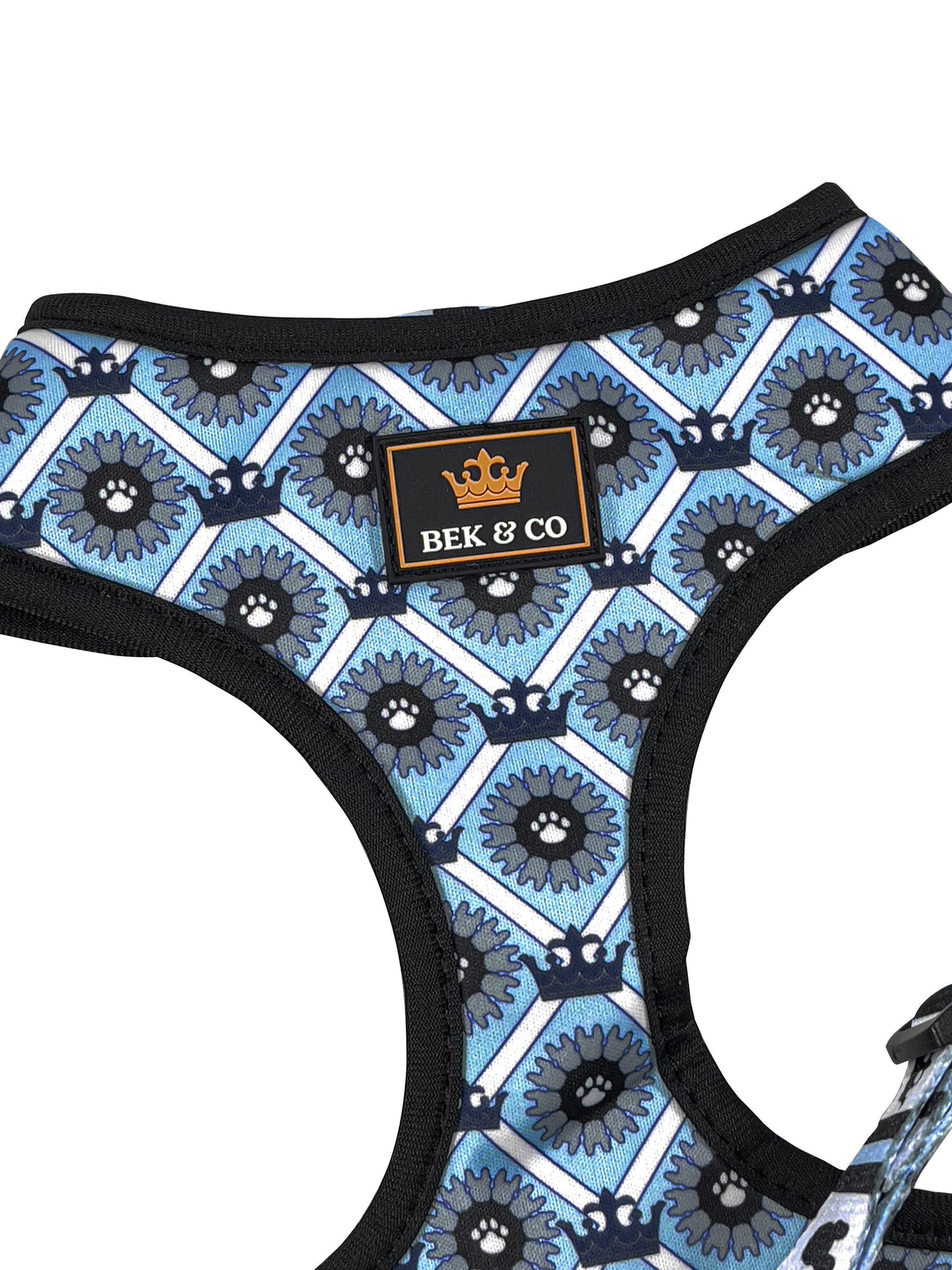 Blue Flair Reversible Dog Harness