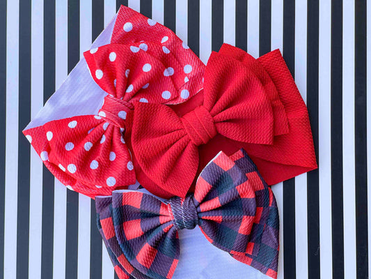 Frenchie Bow Packs - Red Hot