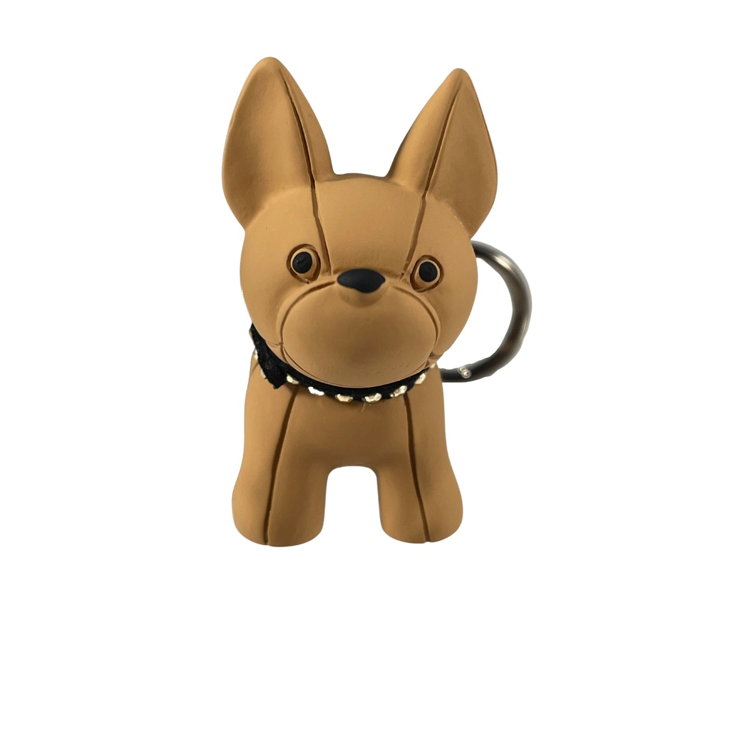 Tan Bulldog keychain