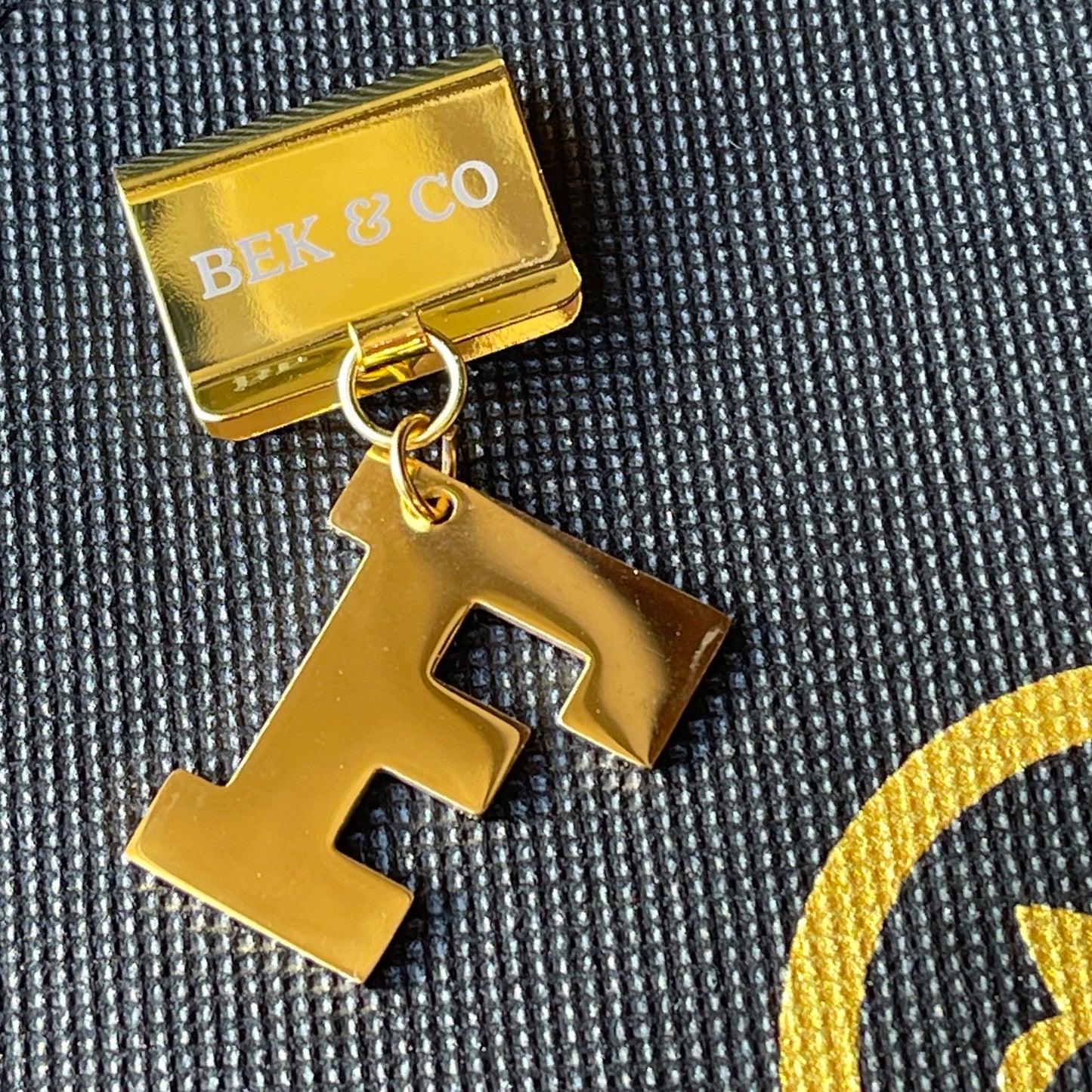 Initial  Bling Charm by Bek & Co